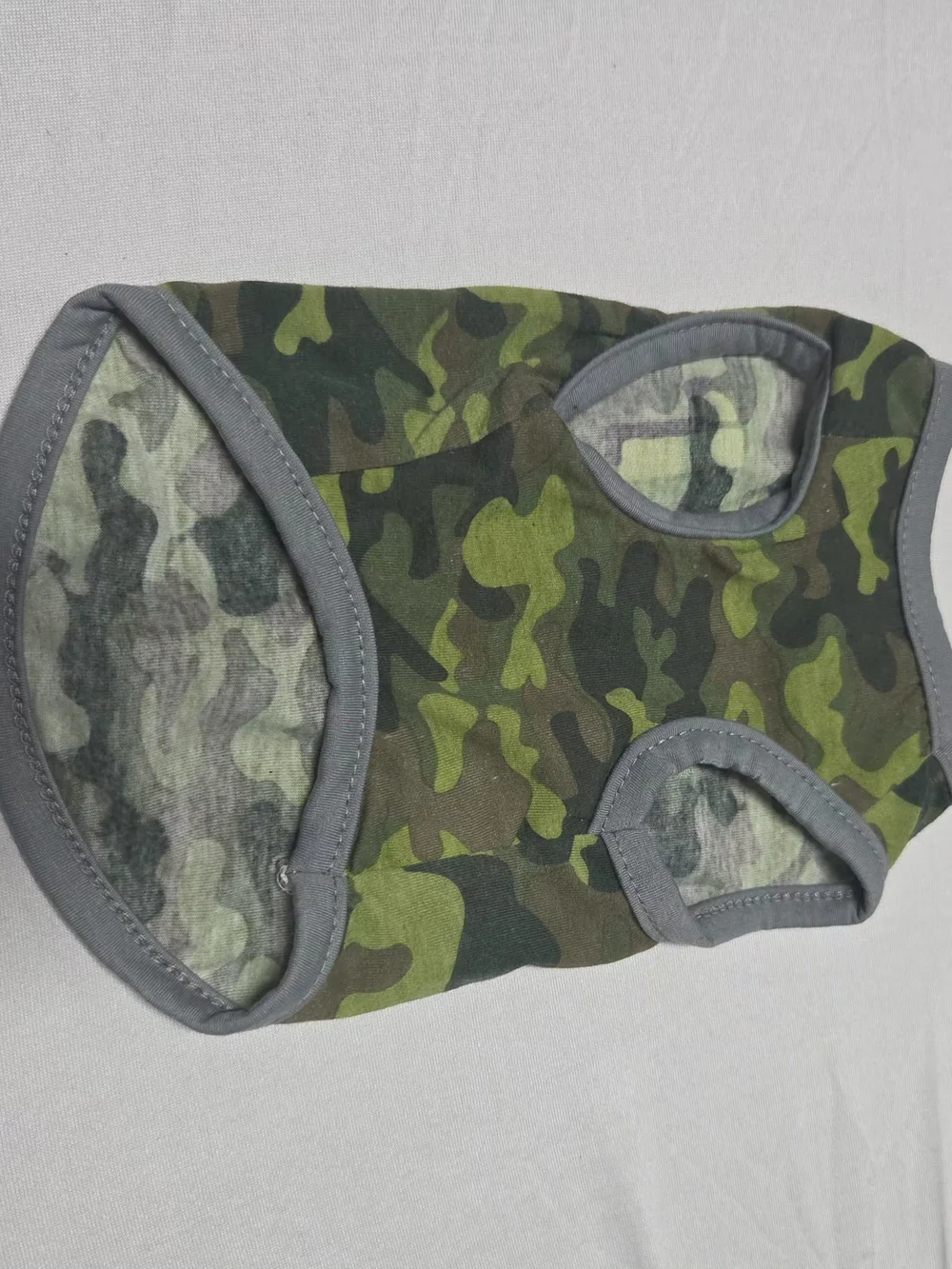 Camouflage Dog Tee - Green Camo